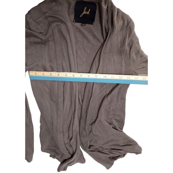 Jack Womens Pale Brown Long Sleeve Tie Front Sweater Cardigan Size Small - Picture 12 of 12